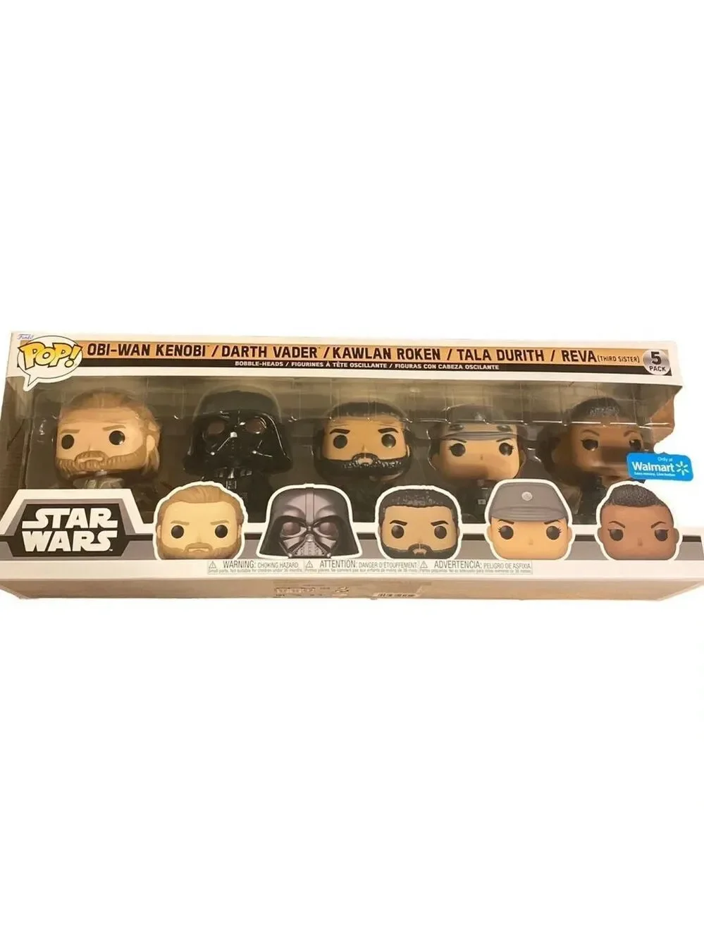Funko Pop! Star Wars Obi-Wan Kenobi 5-Pack Walmart Exclusive NIB